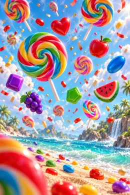 Sweet Bonanza free spins turunu açan lolipop sembolleri